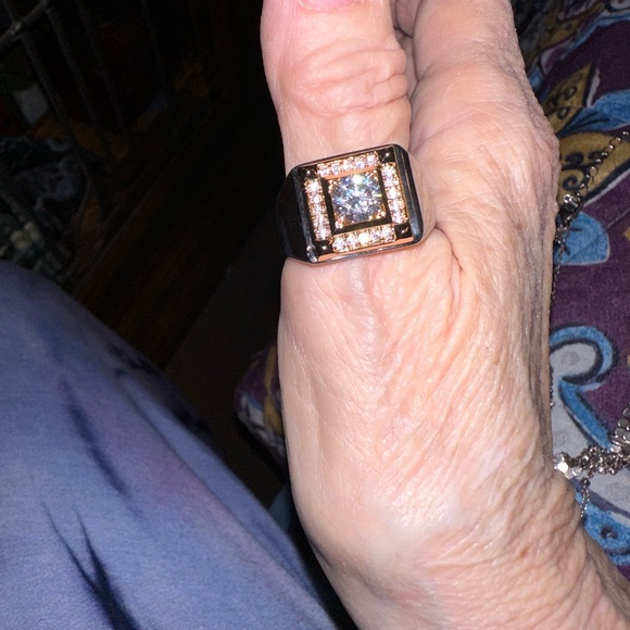 XIUPING MOISSANITE MENS RING SIZE 12! Brand new!! - Picture 3 of 4